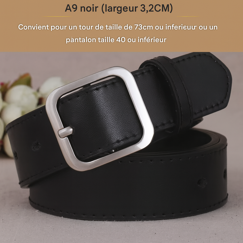 ÉCLAT™ – Ceinture Élégante en Cuir Végan