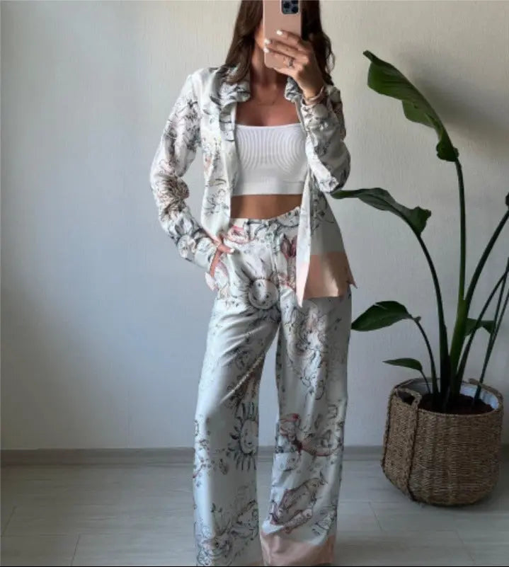 Eclat™ | Ensemble Satin Astral Élégance mystique et confort fluide