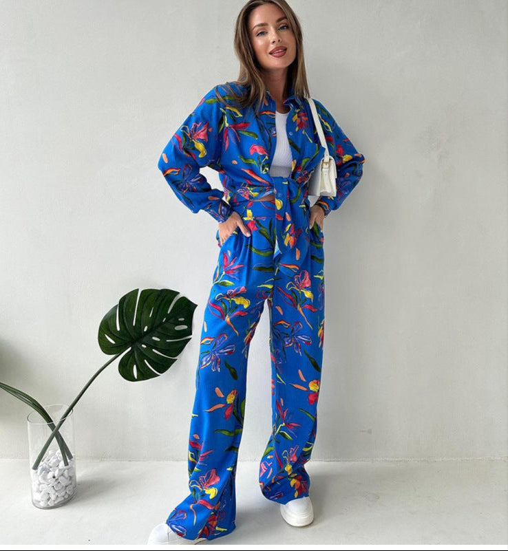 VELISSIA™ | Deep Blue Floral Set