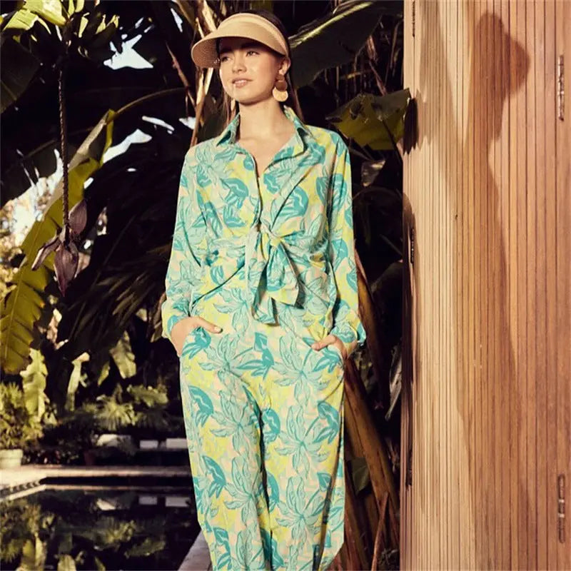 ÉCLAT™ | Ensemble Tropical – Énergie Jaune Vibrant & Bleu Aqua