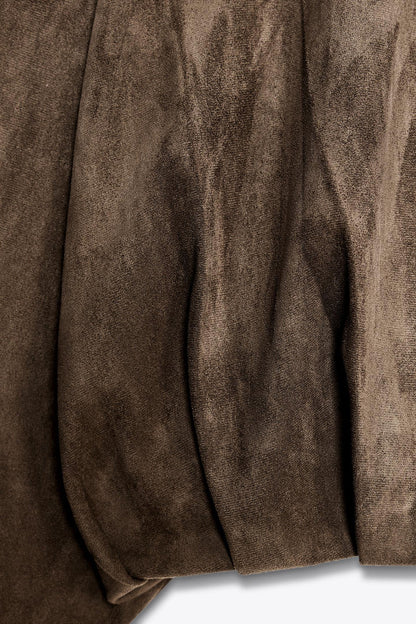 Veste Oversize Suédée – Élégance Décontractée