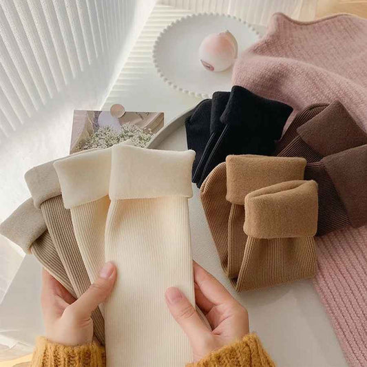 Lot de 5 Paires de Chaussettes Douces Hiver — Chaleur & Confort Absolu