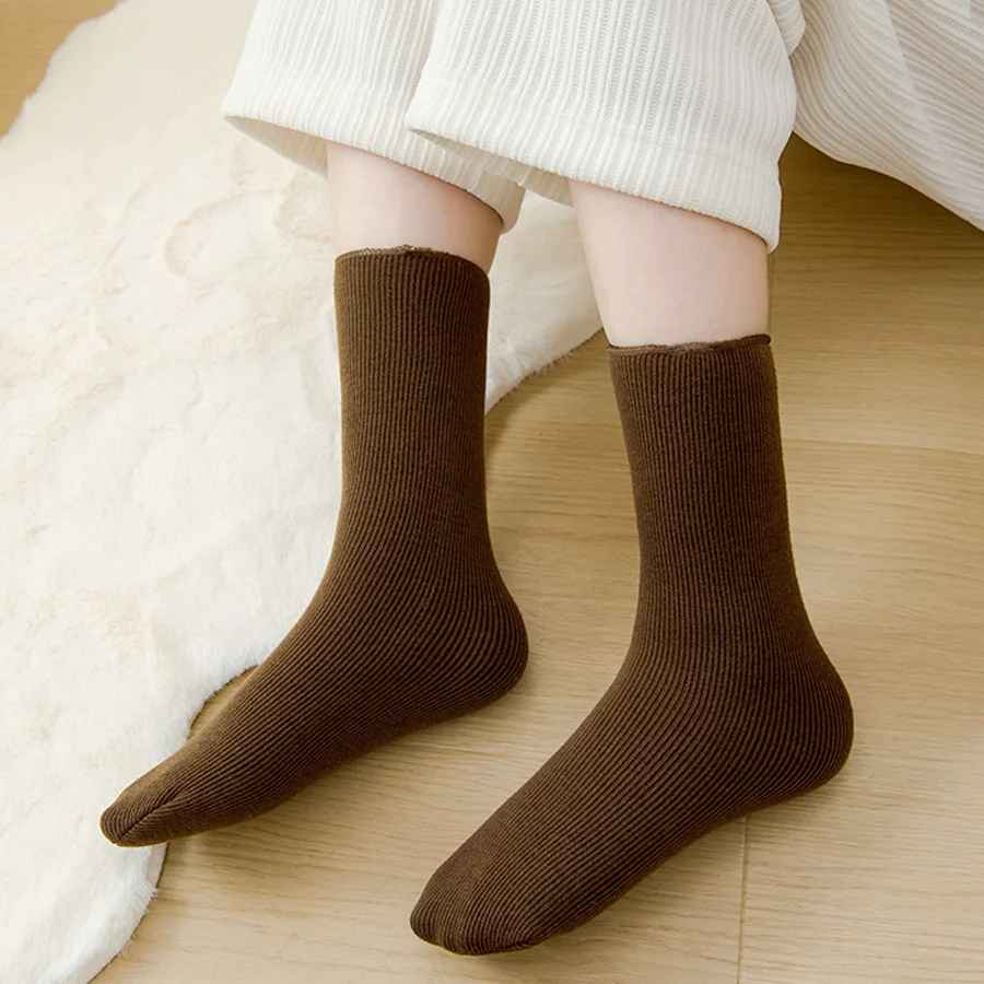 Lot de 5 Paires de Chaussettes Douces Hiver — Chaleur & Confort Absolu