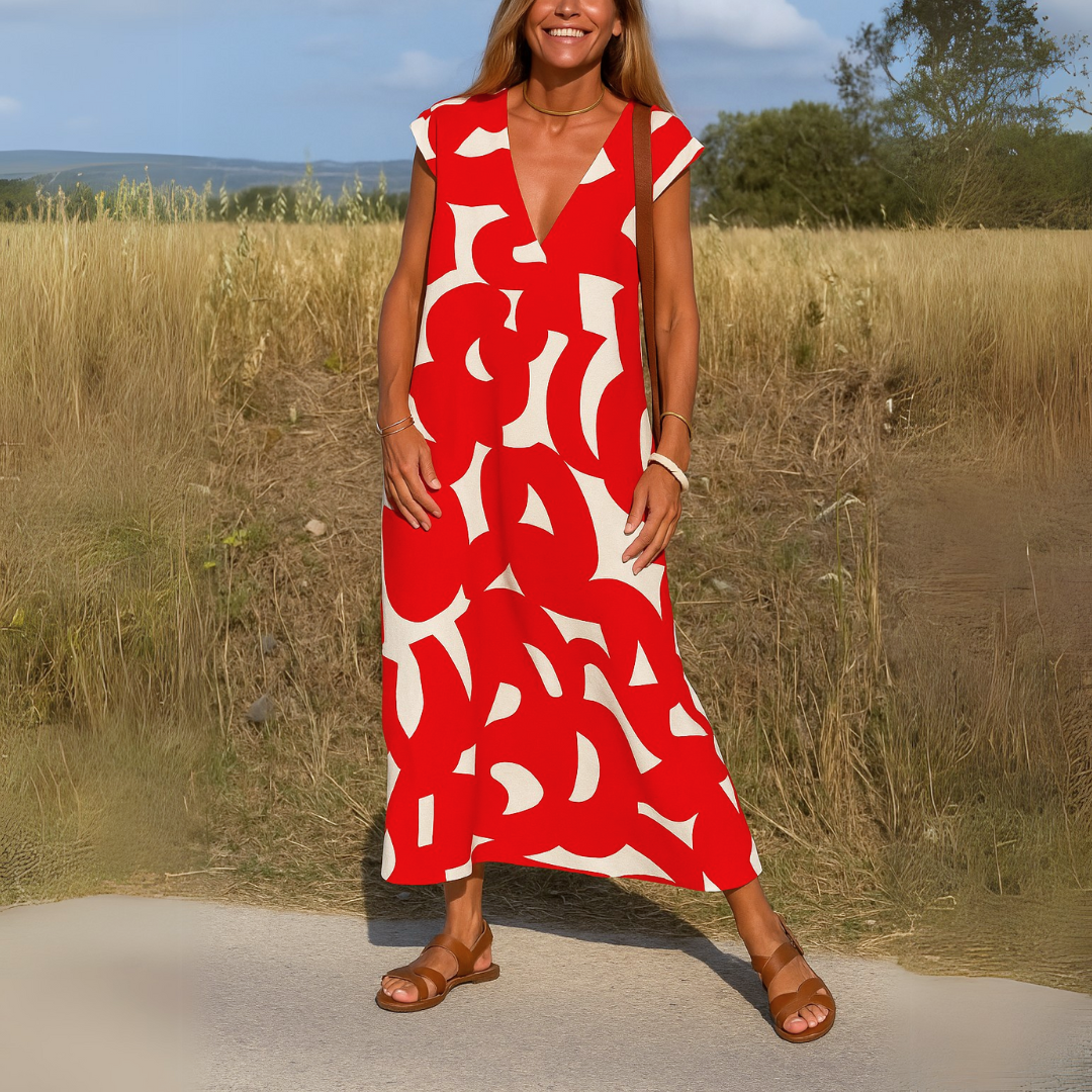 Valerie | Robe Ajustée à Col en V