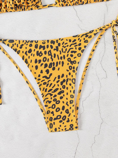Savanna Heat Leopard Bikini Set