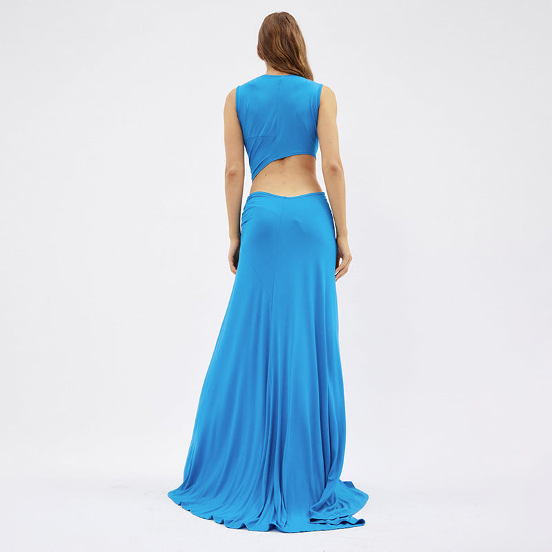 Éclat | Robe longue élégante avec ceinture à nouer