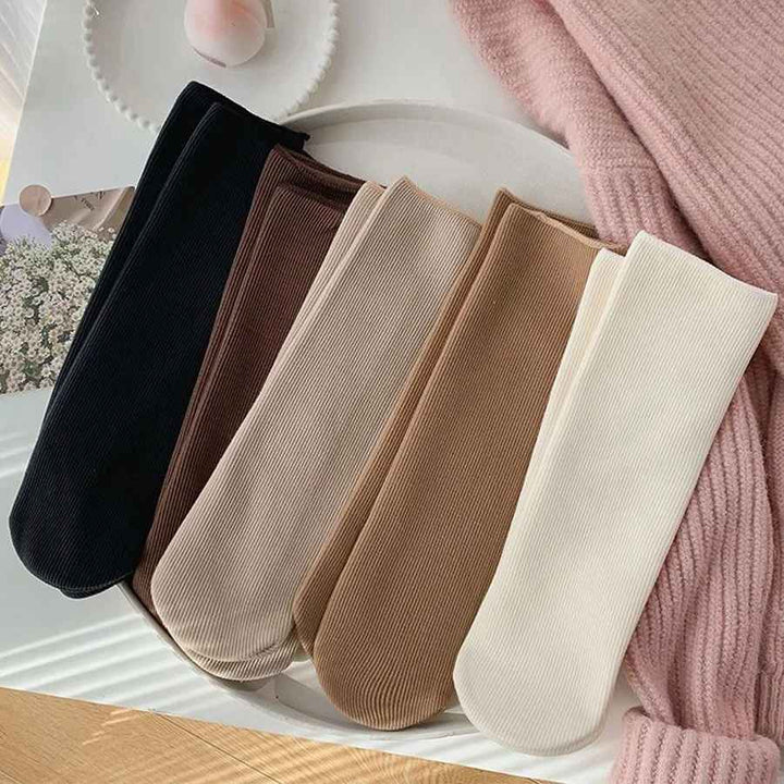 Lot de 5 Paires de Chaussettes Douces Hiver — Chaleur & Confort Absolu