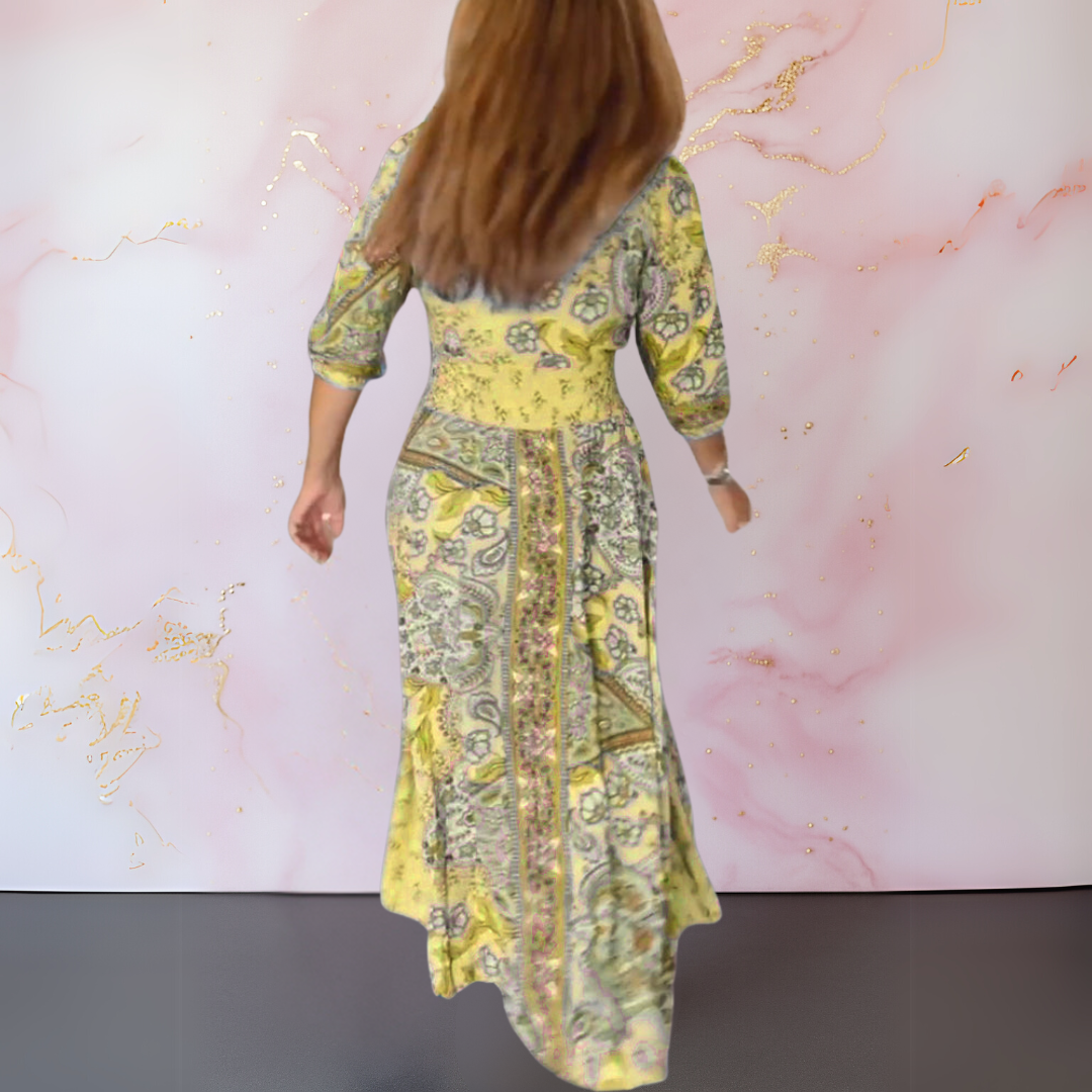 Marga™ | Elegant Summer Dress with V-Neck