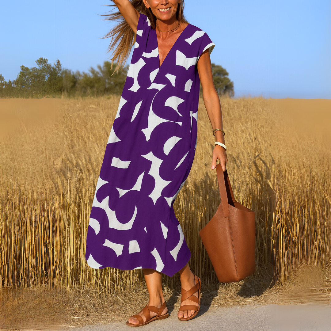 Valerie | Robe Ajustée à Col en V
