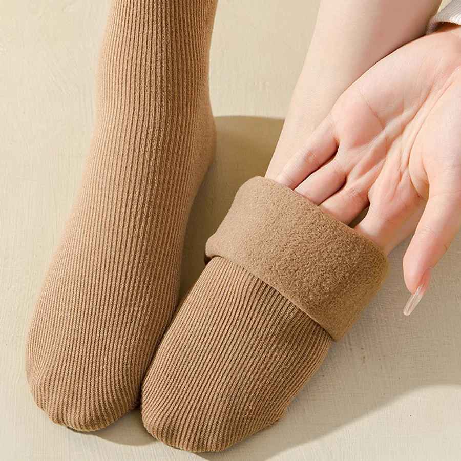 Lot de 5 Paires de Chaussettes Douces Hiver — Chaleur & Confort Absolu