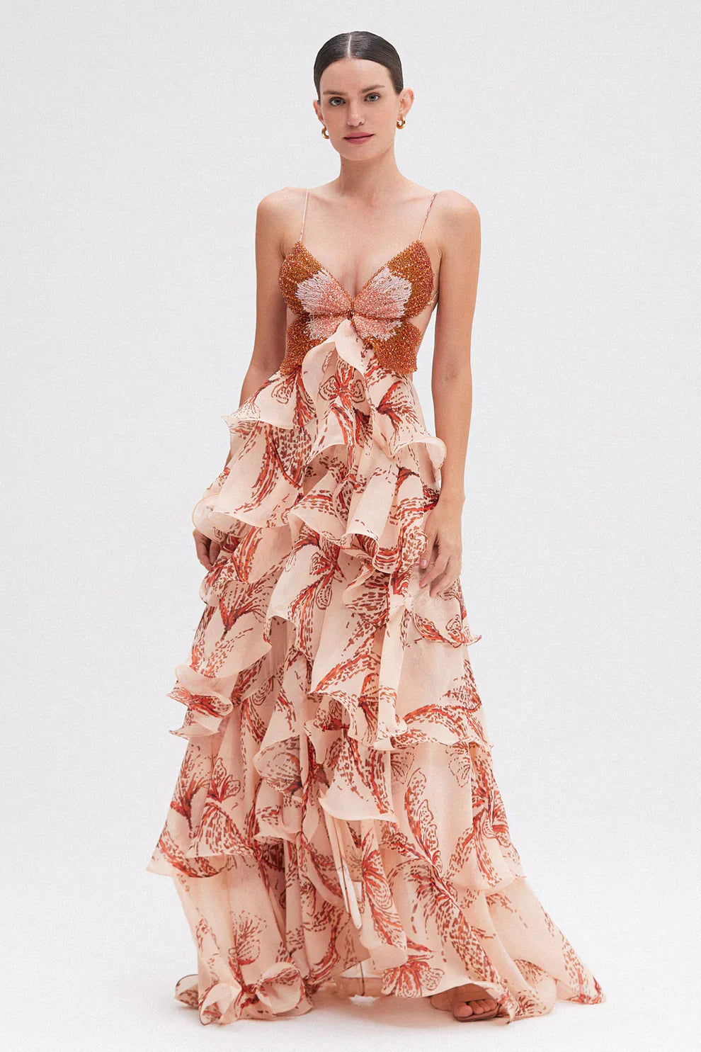 Nahia | Ruffled Summer Dress
