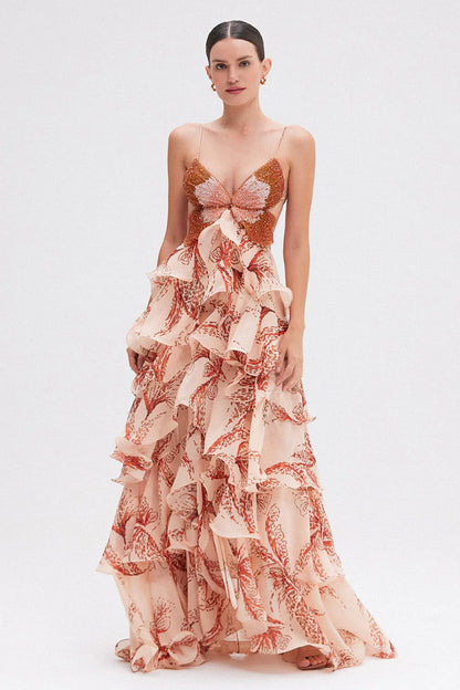 Nahia | Ruffled Summer Dress
