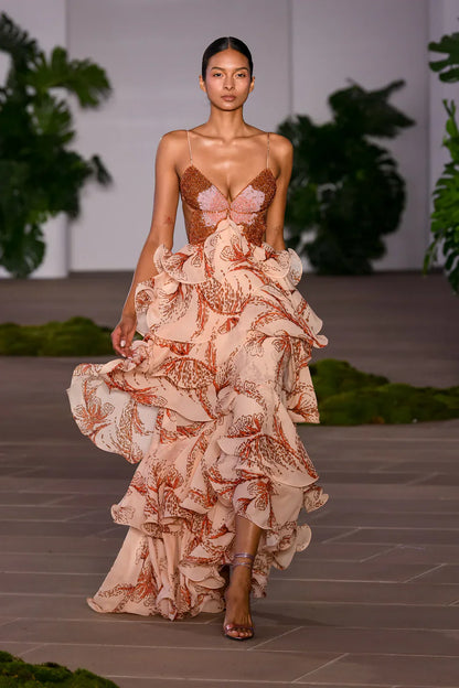 Nahia | Ruffled Summer Dress