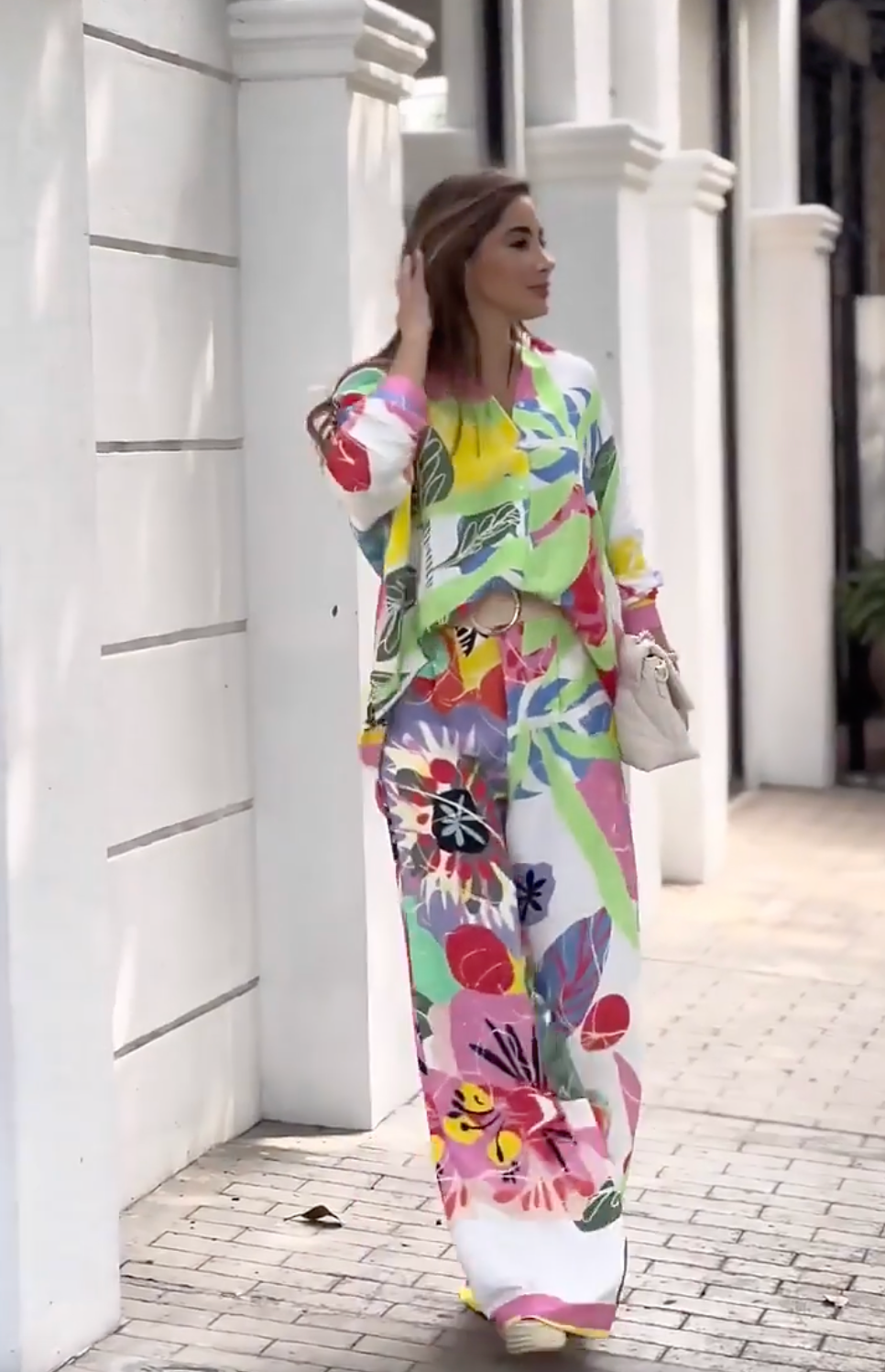 ÉCLAT™ | Ensemble Fluide Pop-Art – Éclat d’Été & Confort Chic