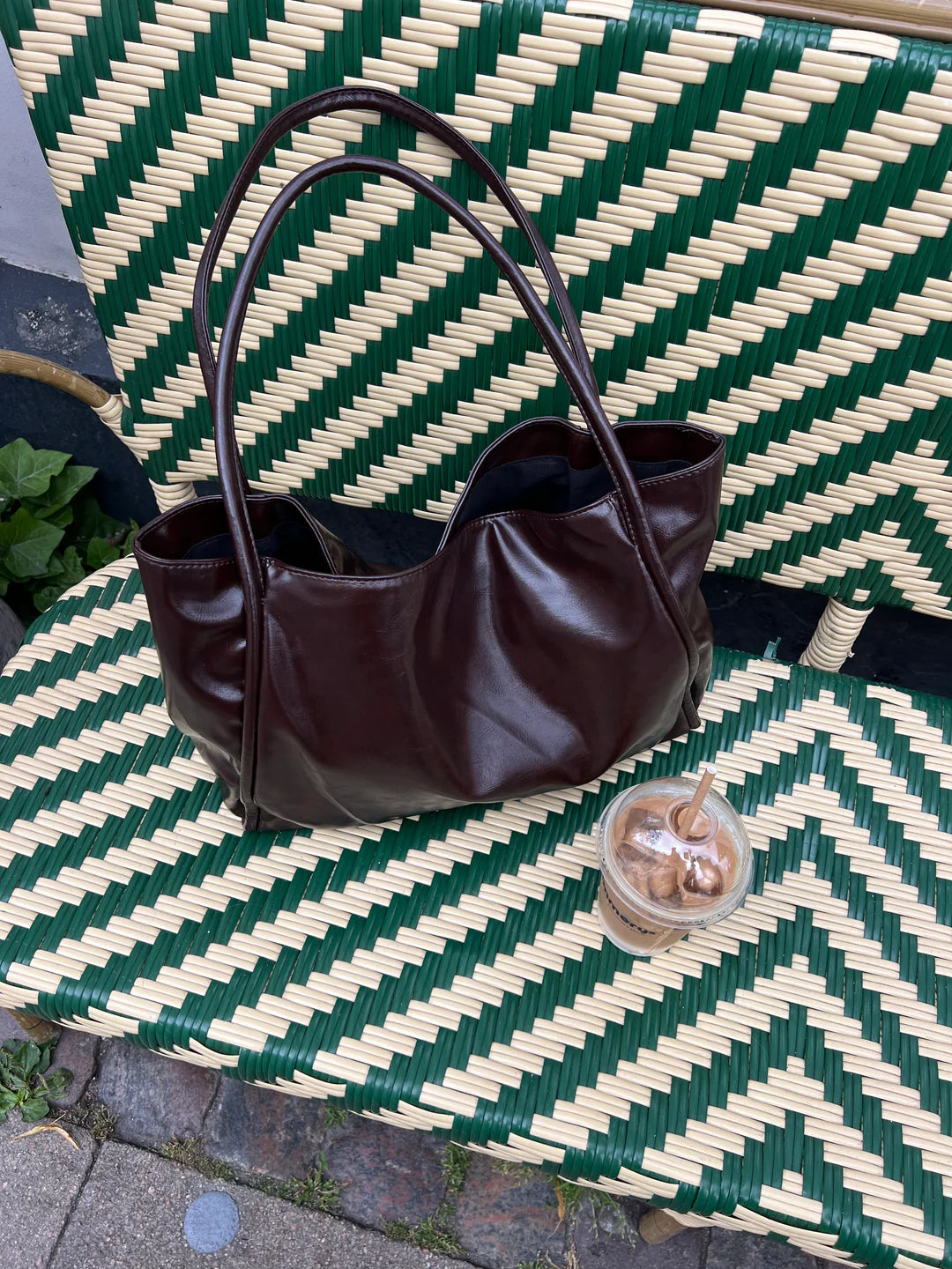 Élégant Sac Épaule en Cuir – Mones