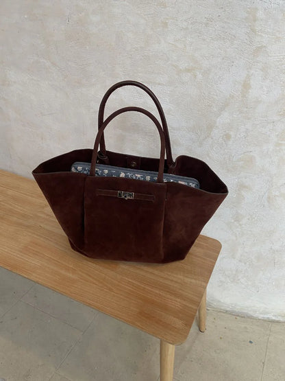 Sac Lily – Élégant sac bandoulière brun avec détails dorés