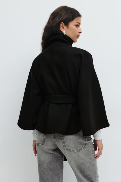 Gianna | Manteau ceinture de cape