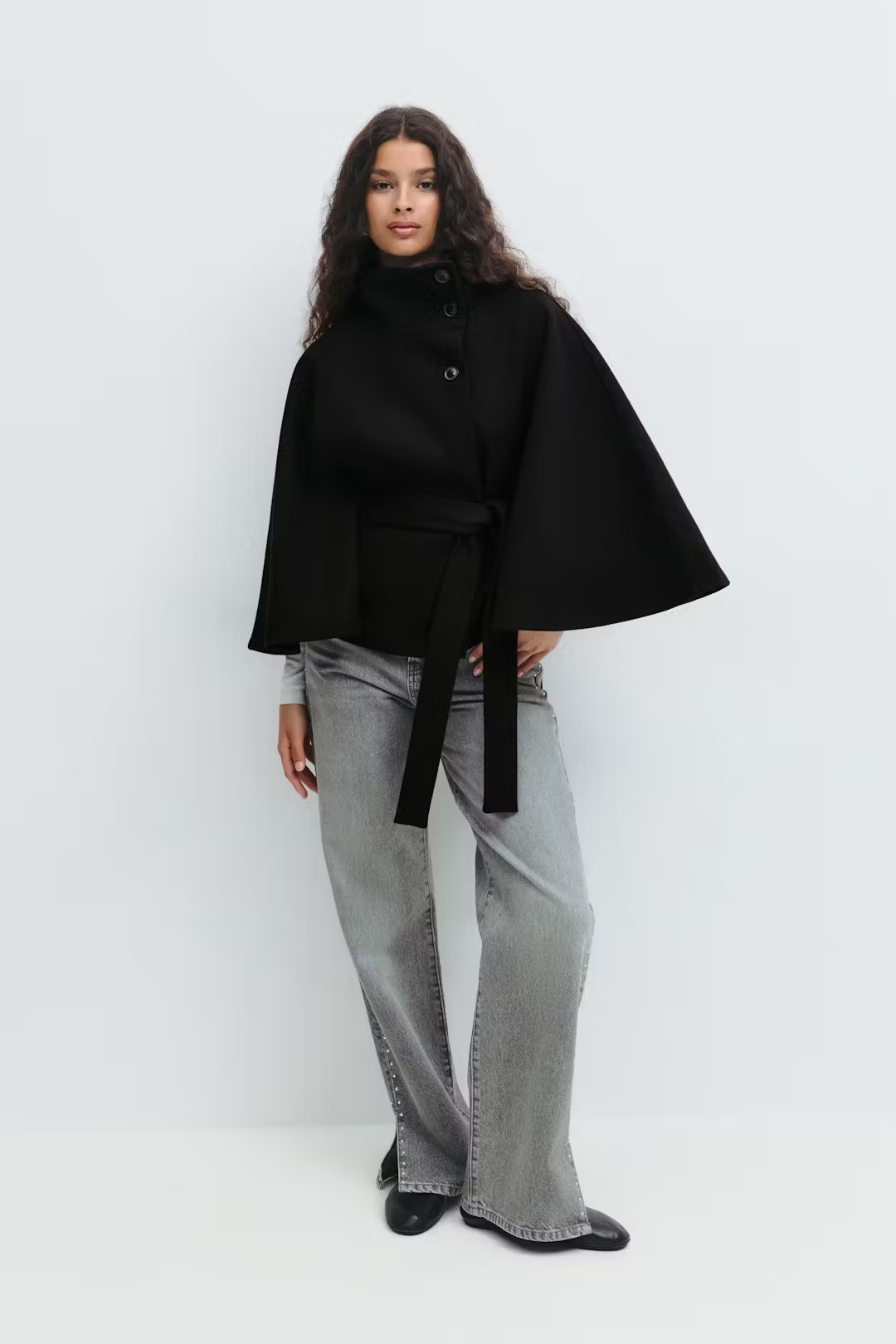 Gianna | Manteau ceinture de cape