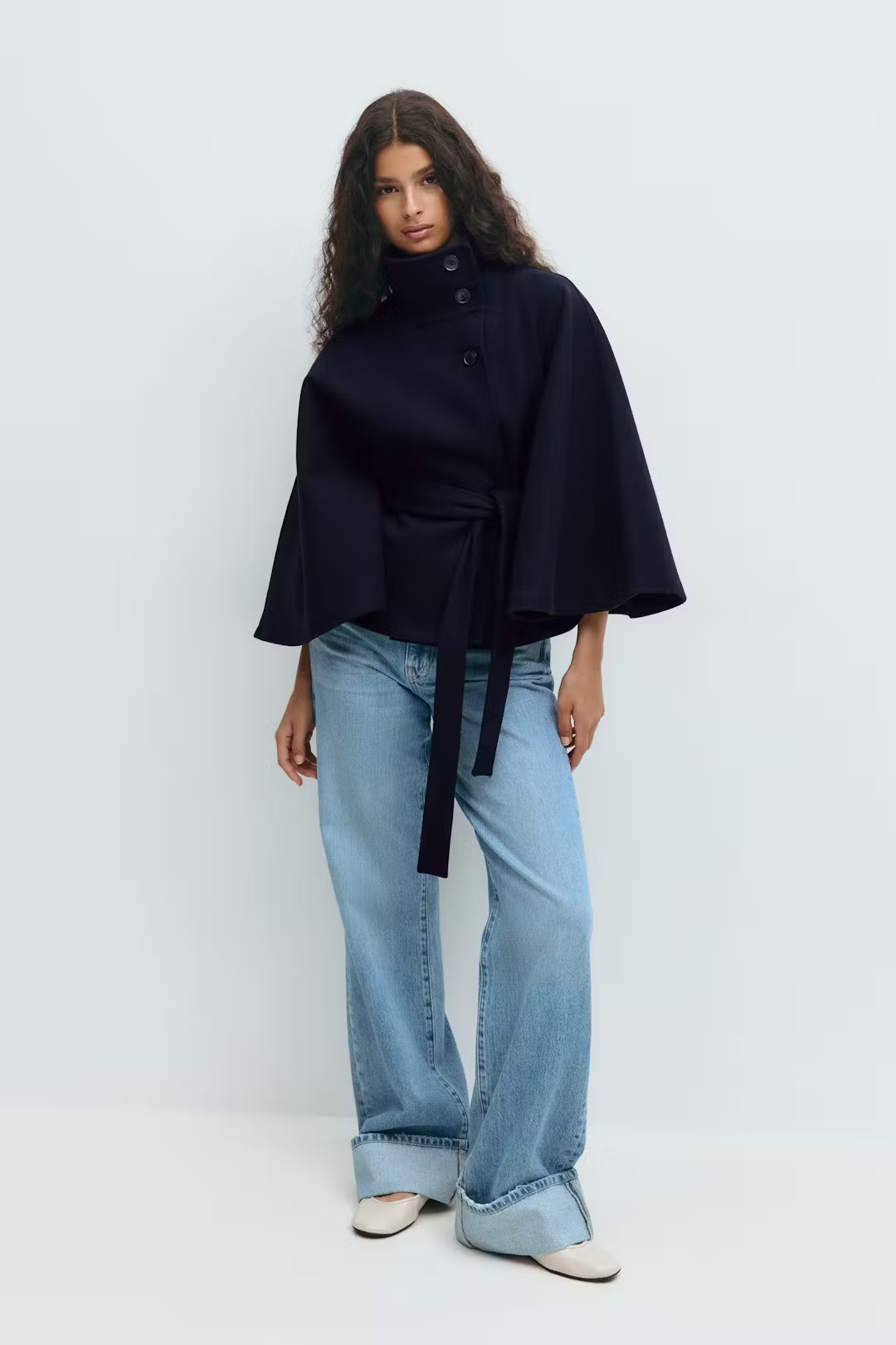 Gianna | Manteau ceinture de cape