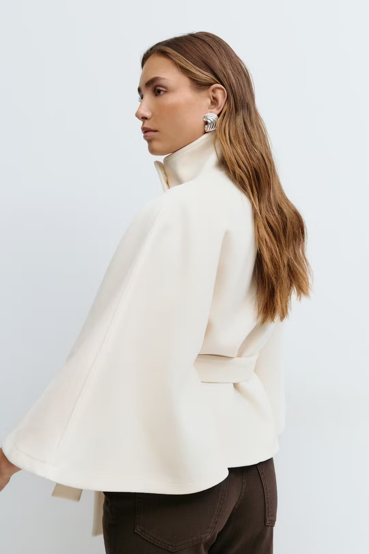Gianna | Manteau ceinture de cape