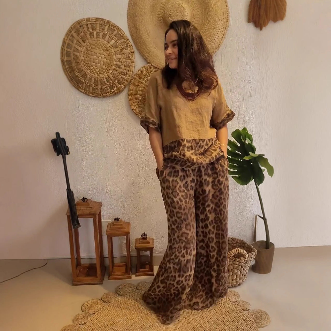 ÉCLAT™ | Ensemble « Sauvage Chic » – Élégance Sauvage & Confort Naturel