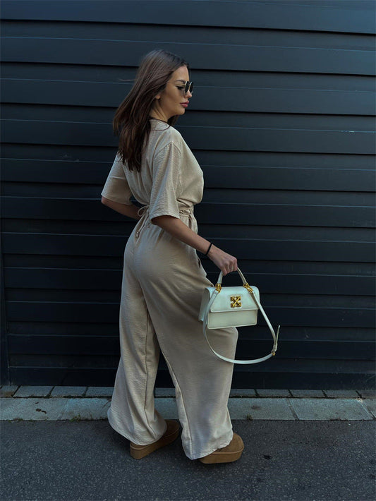 ÉCLAT™ | Combinaison Fluide Minimaliste – Confort & Style Intemporel