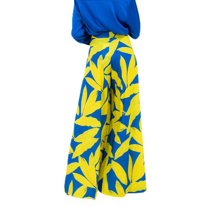 Eclat™ | Ensemble Tropical Électrique – Contraste Bleu Audacieux & Jaune Vibrant