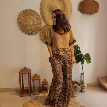 ÉCLAT™ | Ensemble « Sauvage Chic » – Élégance Sauvage & Confort Naturel