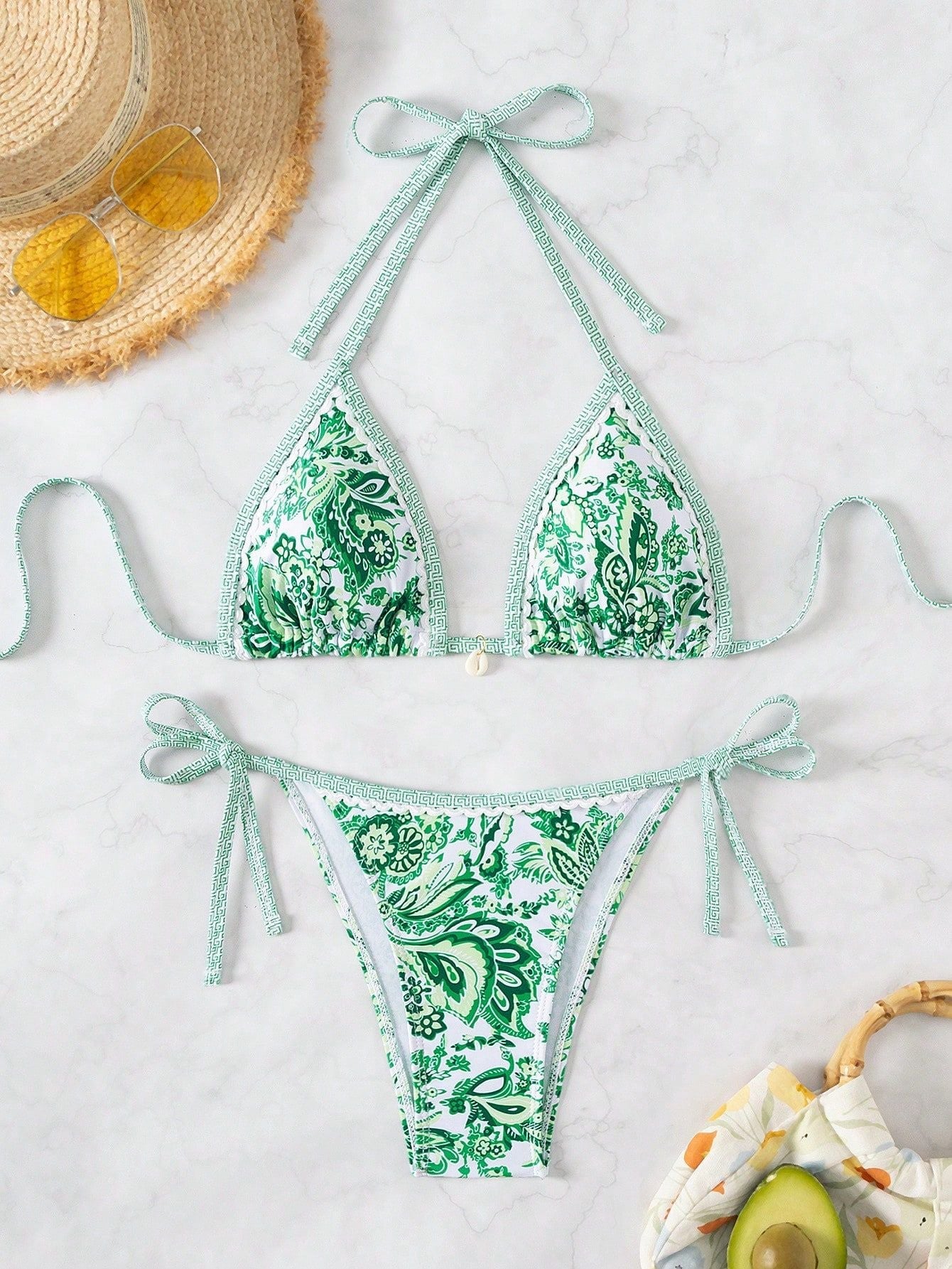 Mykonos Verde Bikini Set