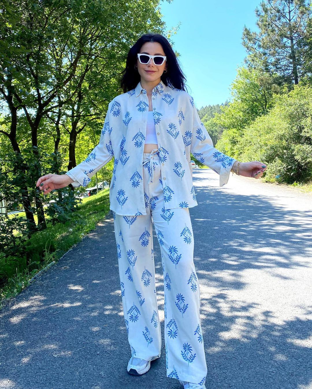 ÉCLAT™ | Ensemble Fluide « Summer Blue » – Liberté & Fraîcheur