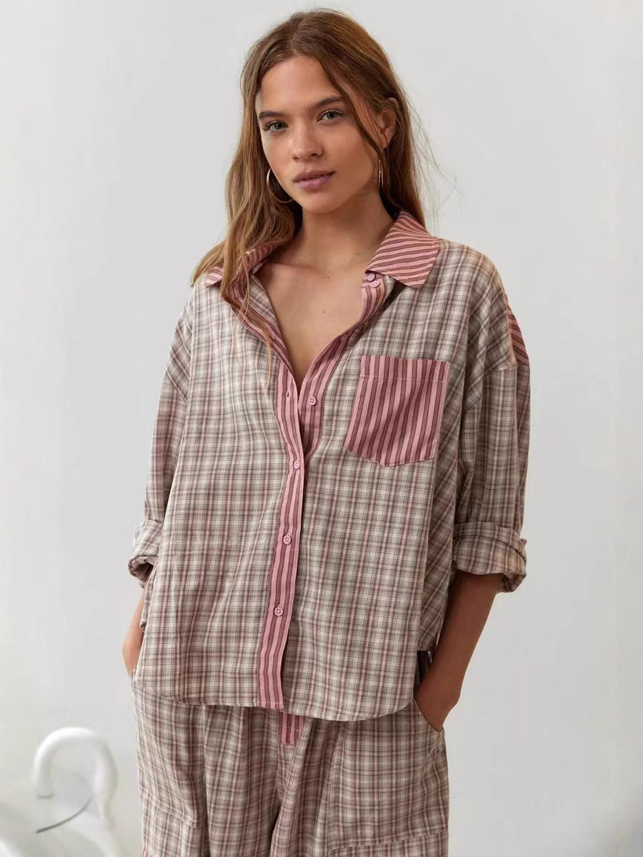 Ensemble Pyjama Élégance Décontractée – Confort & Style
