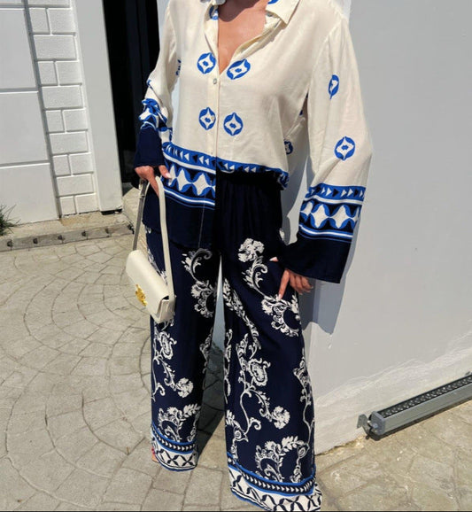 VELISSIA™ | Bohemian Elegance Set – Majorelle Blue