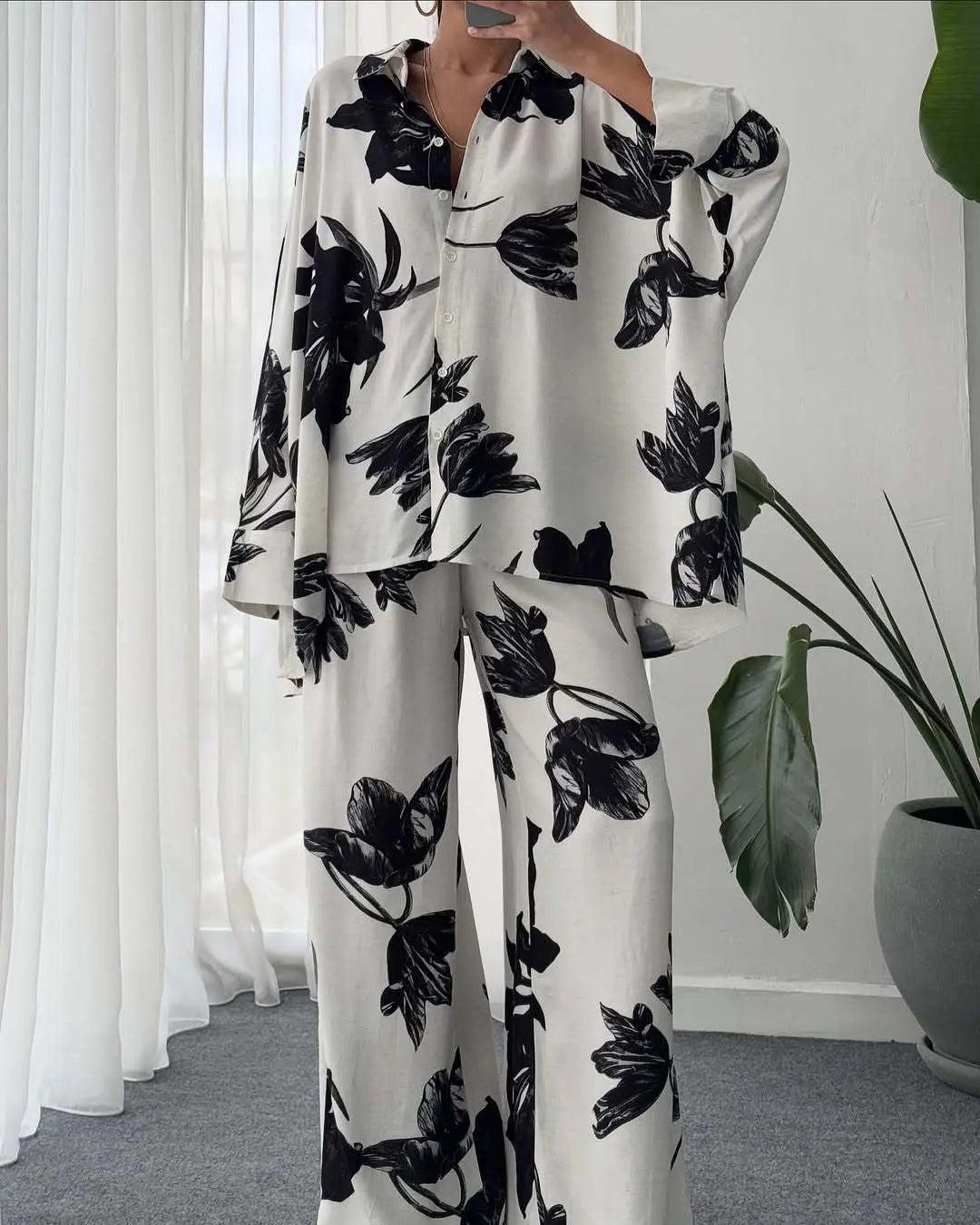 Eclat™ | Ensemble fleuri surdimensionné – Élégance décontractée