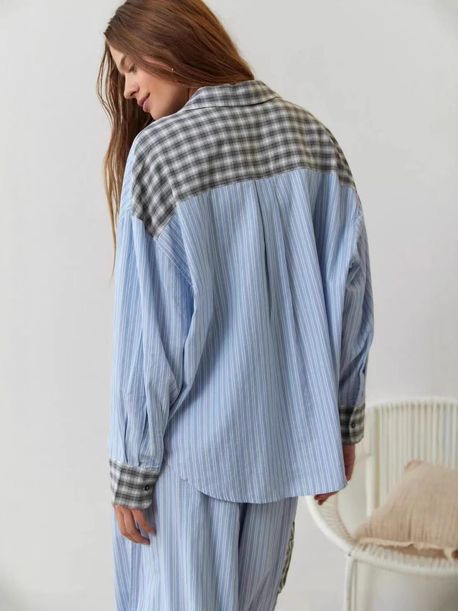 Ensemble Pyjama Élégance Décontractée – Confort & Style