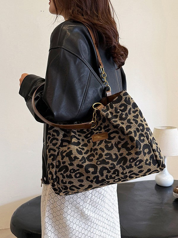 Sac Épaule Léopard – Élégance Sauvage