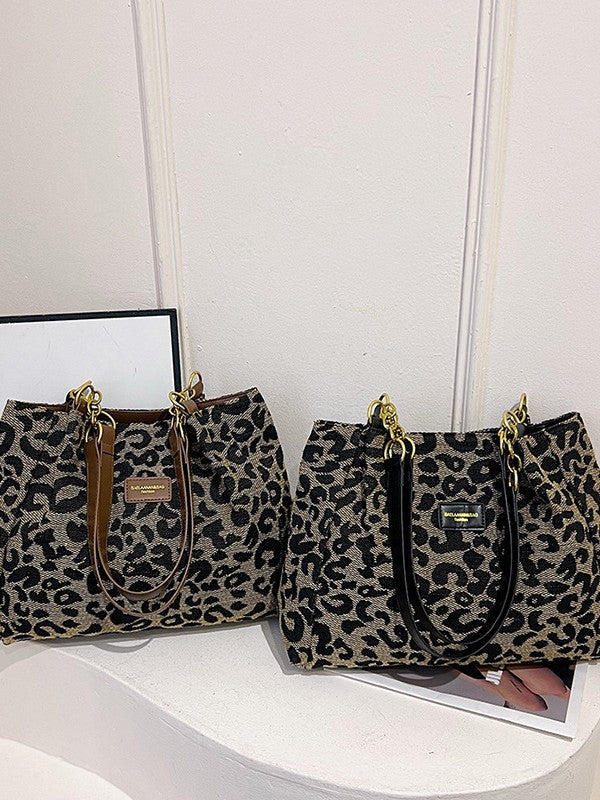 Sac Épaule Léopard – Élégance Sauvage