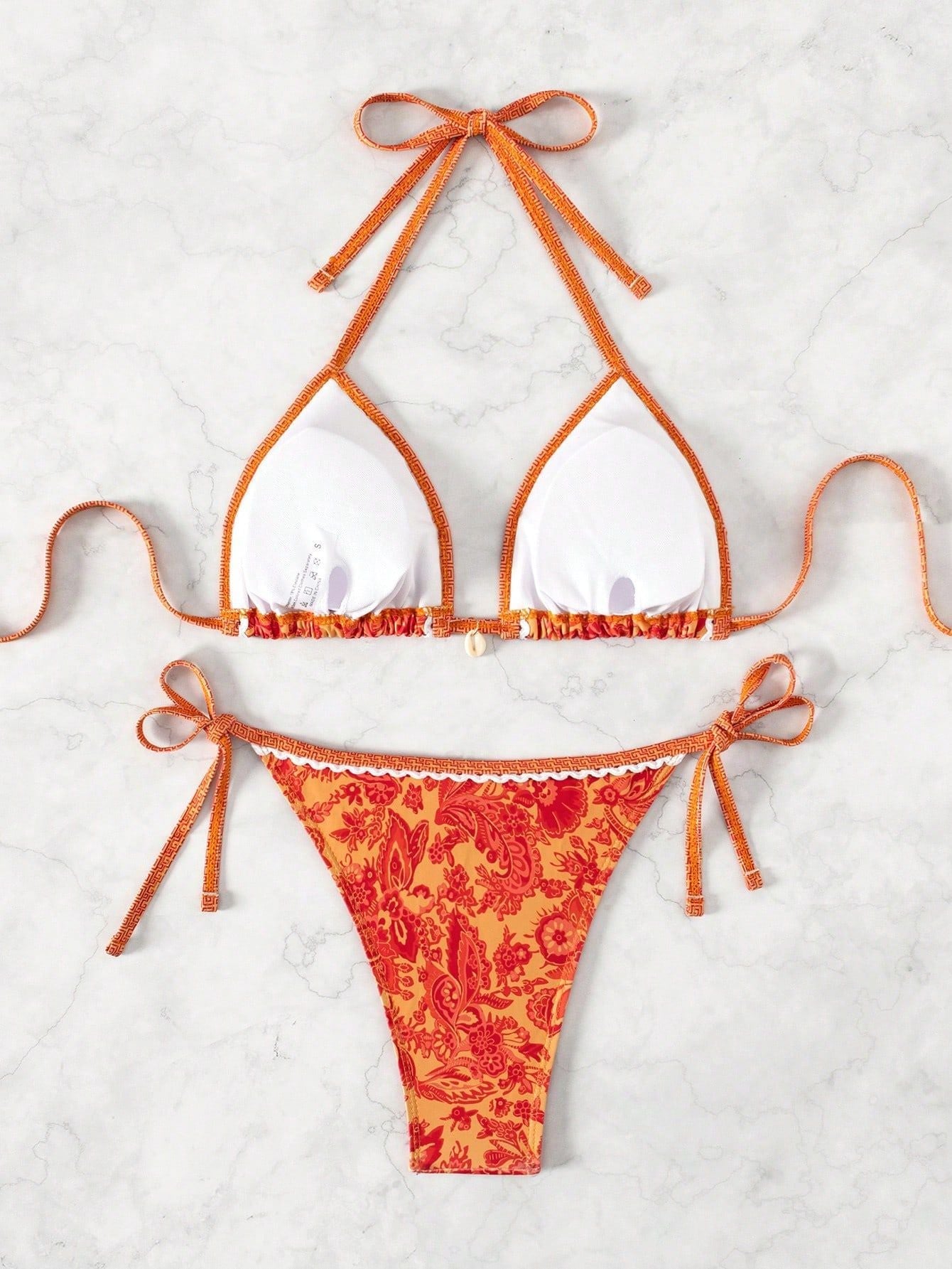 Santorini Bloom Bikini – Sunset Edition