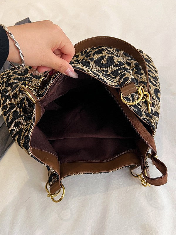Sac Épaule Léopard – Élégance Sauvage