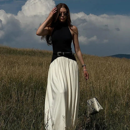 VELISSIA™ | Halter Maxi Dress – Wild Elegance