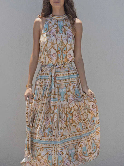 Mina – Ocean Treasures Maxi Dress