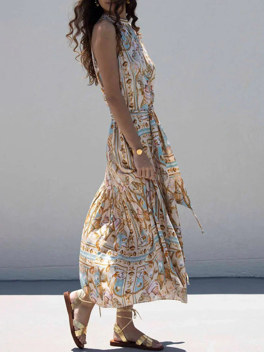 Mina – Ocean Treasures Maxi Dress