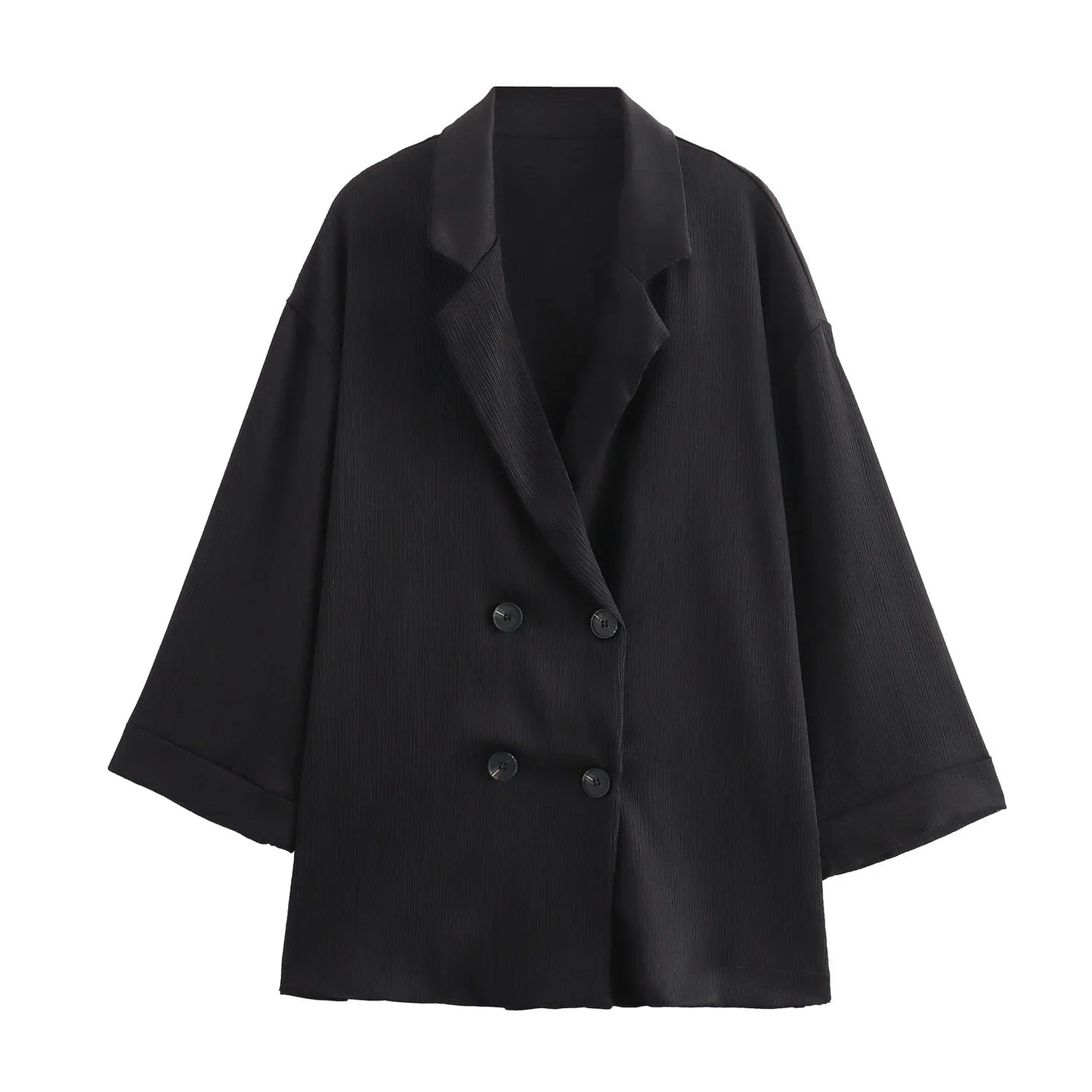 Relaxed Elegance 2-Piece Suit – Oversized Blazer & Wide-Leg Pants