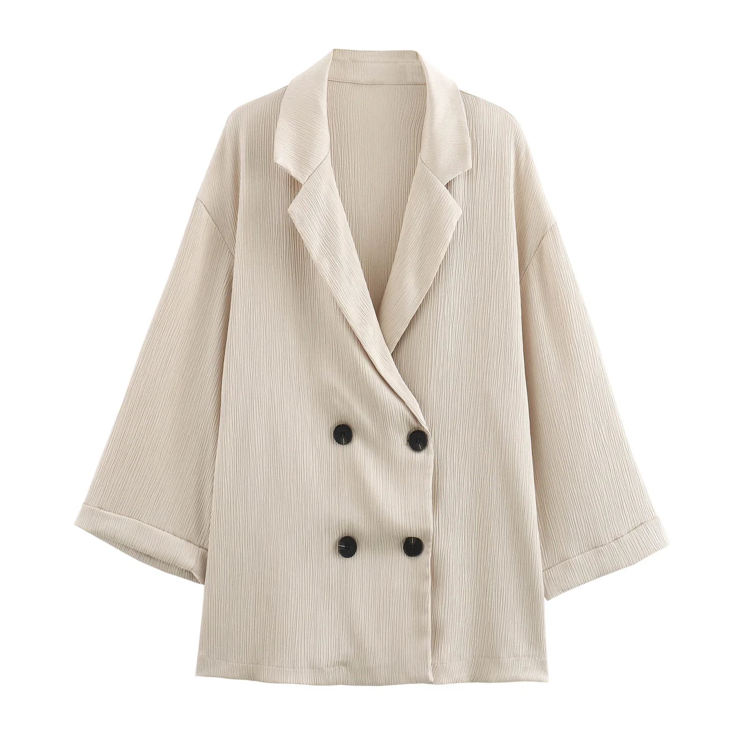 Relaxed Elegance 2-Piece Suit – Oversized Blazer & Wide-Leg Pants