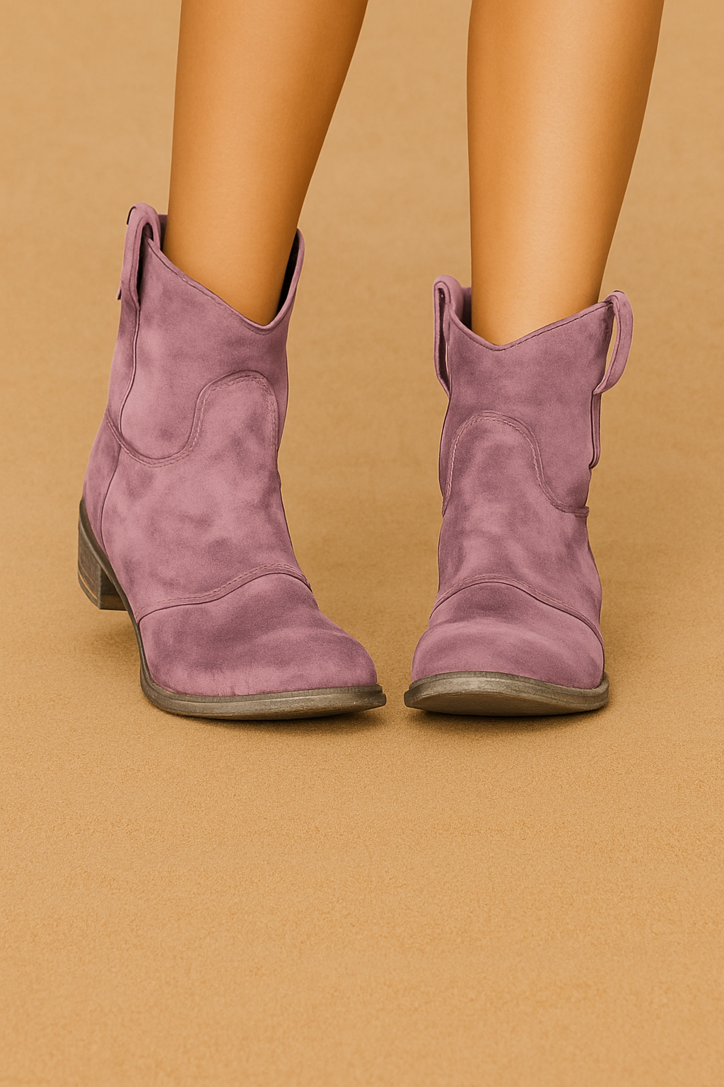 ÉCLAT™ – Bottes Élégantes en Suède (Nubuck)