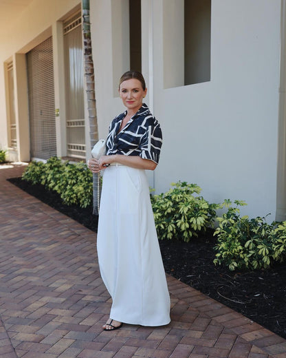 The Verona Skirt – Structured Drape Edition