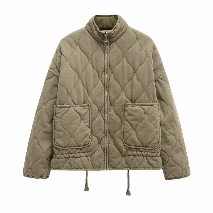 Éclat™ – Veste Matelassée en Coton – Confort & Élégance Décontractée