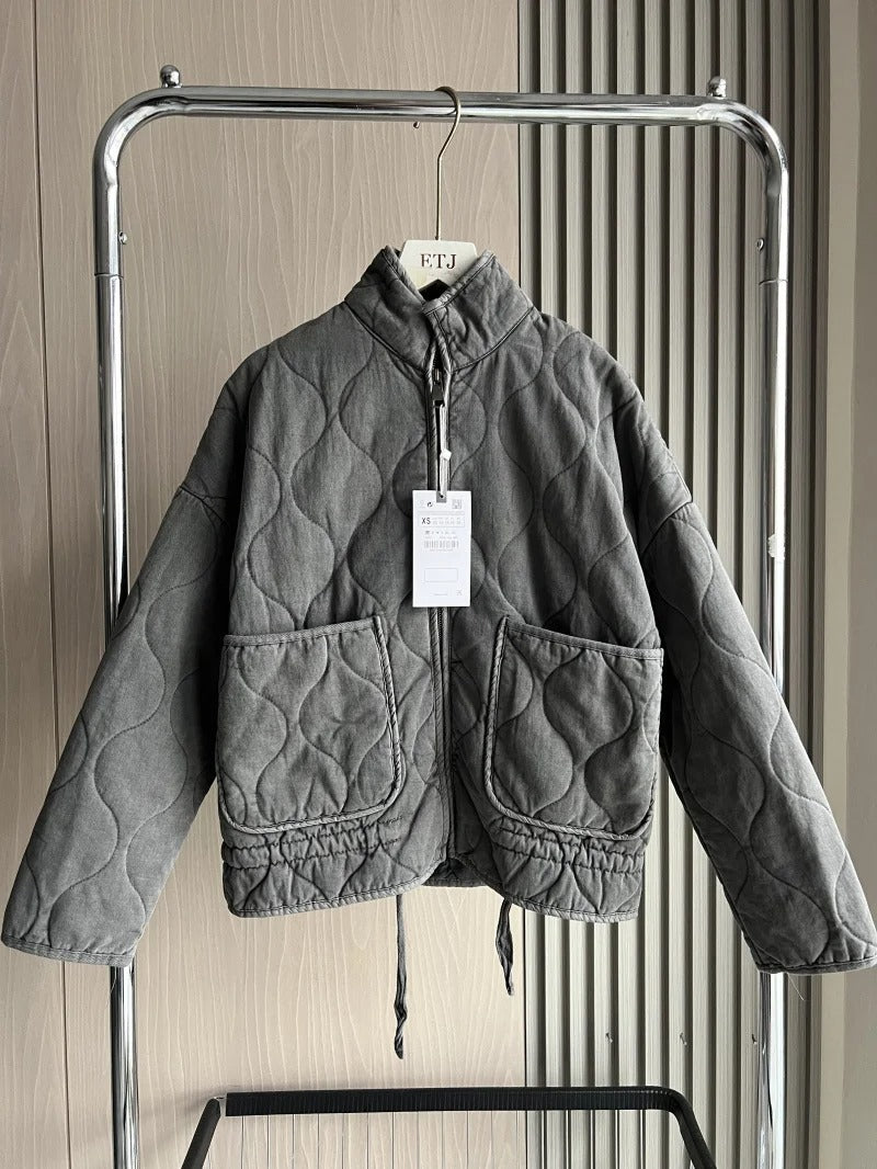 Éclat™ – Veste Matelassée en Coton – Confort & Élégance Décontractée