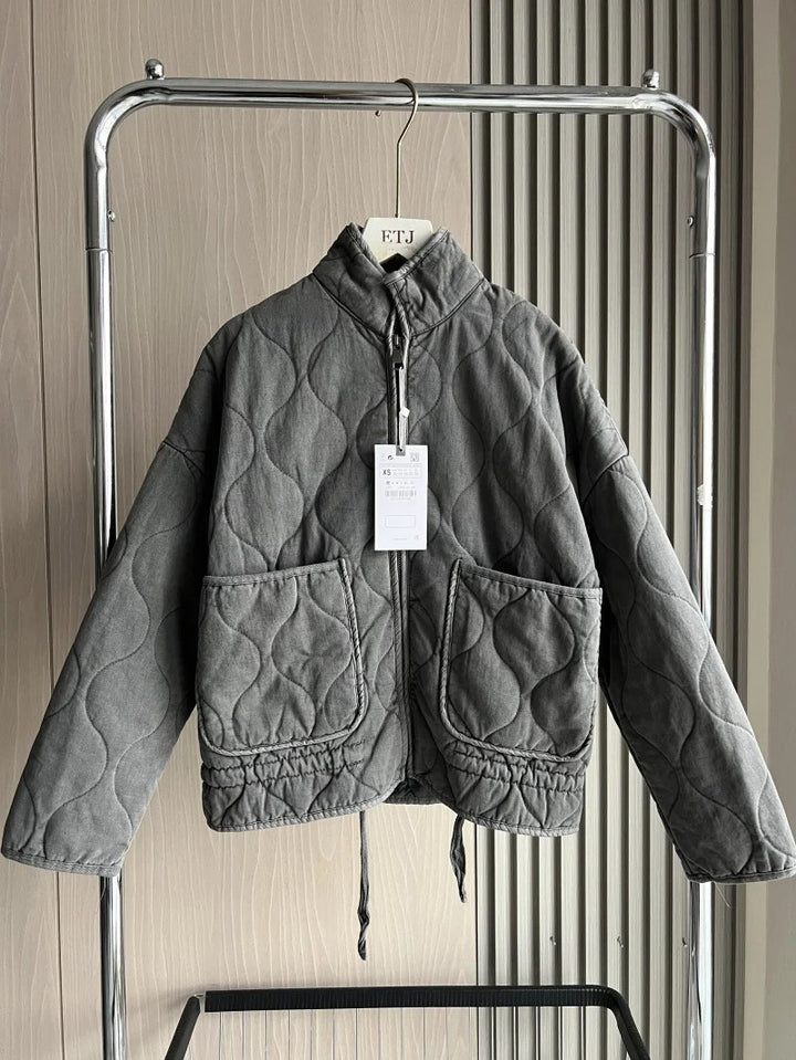 Éclat™ – Veste Matelassée en Coton – Confort & Élégance Décontractée