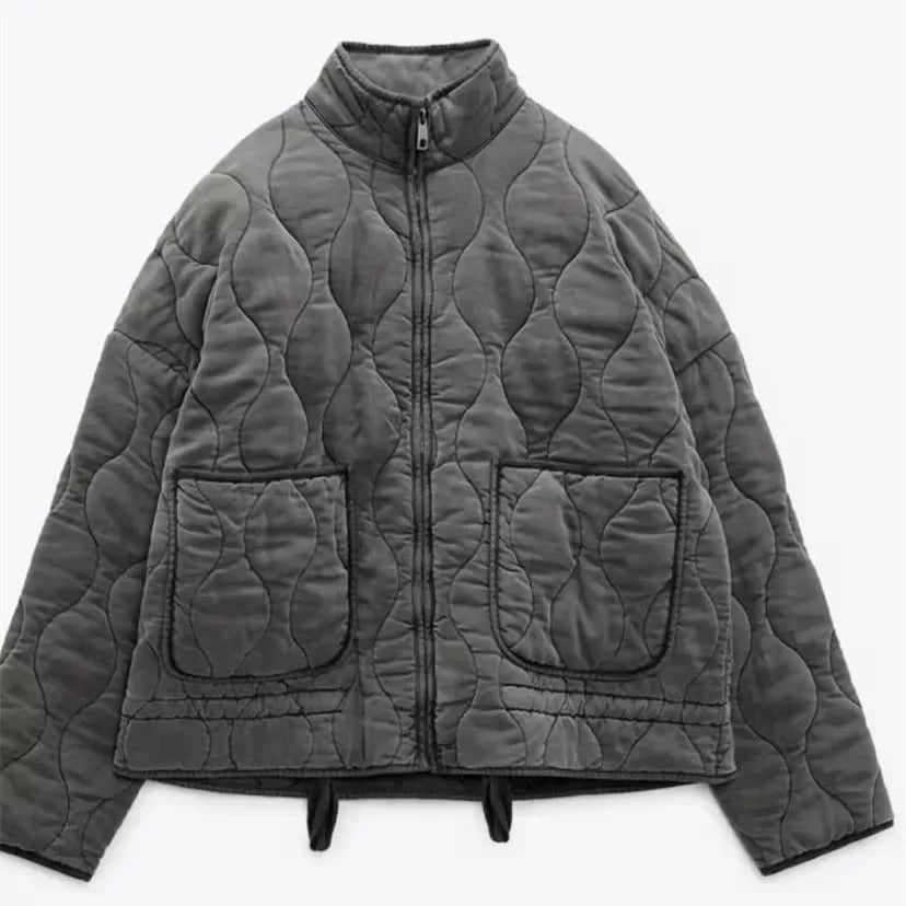 Éclat™ – Veste Matelassée en Coton – Confort & Élégance Décontractée