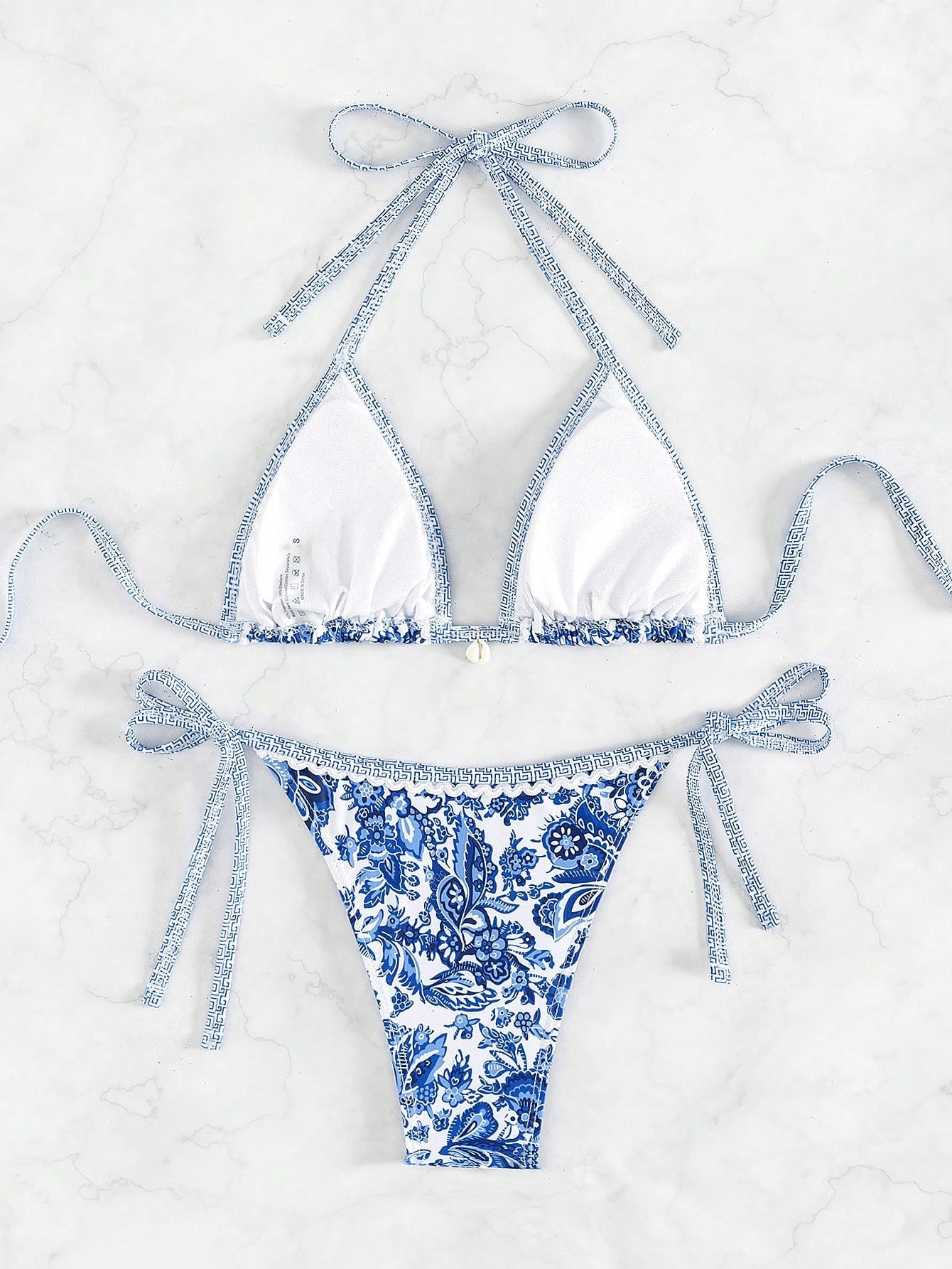 Santorini Bloom Bikini Set